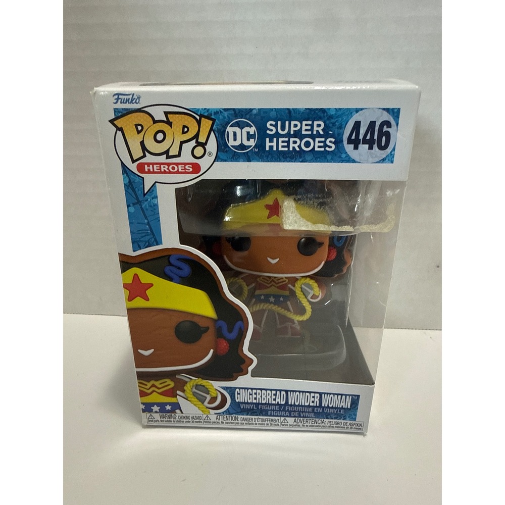 Funko Pop DC Super Heroes Gingerbread Wonder Woman 446 Holiday Vinyl Figure
